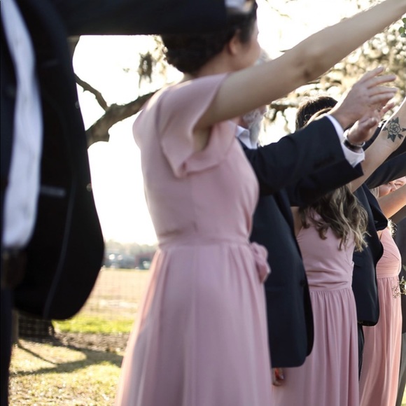 Revelry Bridesmaid Harper Wrap Dress - Picture 2 of 4